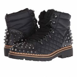 Sam Edelman Black Studded Boots 