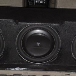 3 JL Audio 13.5" 4-ohm Subwoofers with Box Built to Specs