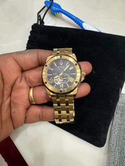Boulevard Marine star gold stainless steel watch practically brand new $300 no less will ignore low Ballers