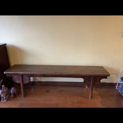 Antique bench from China, big sale, marked down from $300 to $200!!!