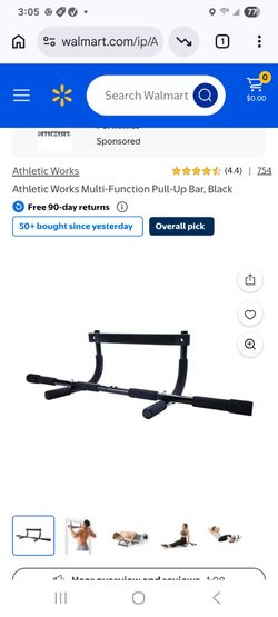 Pull up bar for door