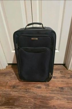 Small suitcase on wheels