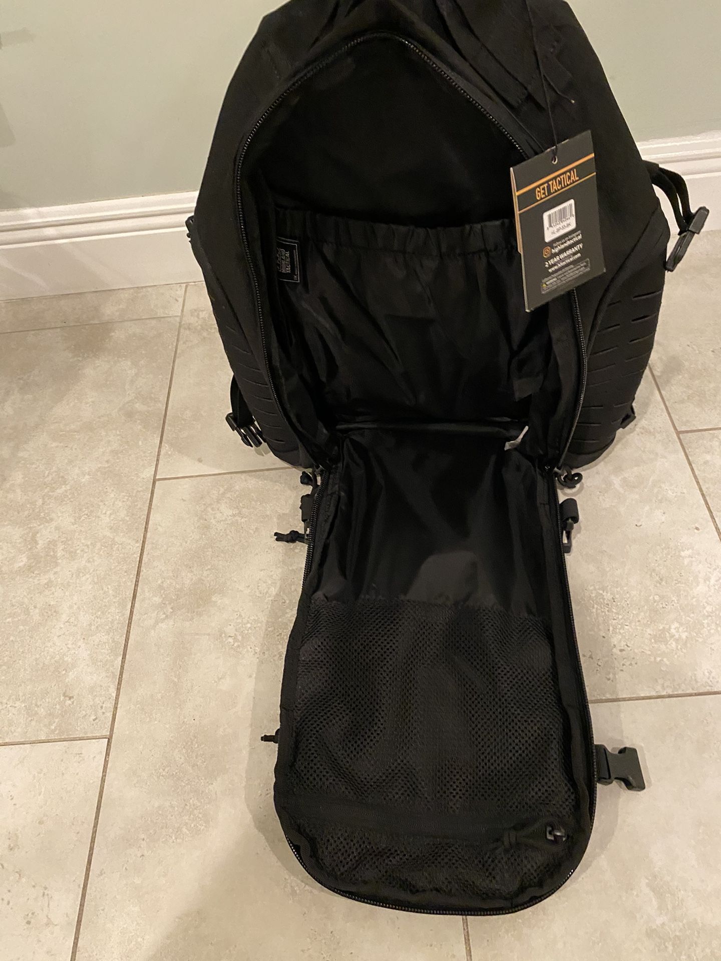 Brand new tactical backpack black