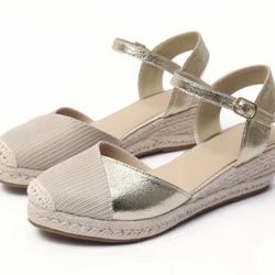 🌹Women Wedge Sandals with Ankle Strap / Lindas Sandalias.        