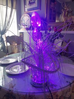 FC Design LED Floral Spray Table Lamp