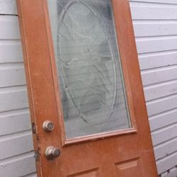 Door For Home Entrance Decorative Glass