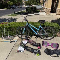 Bike, Scooters, Hover Board