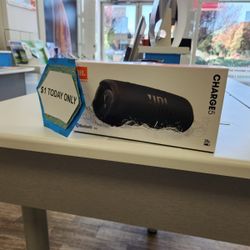 JBL CHARGE 5 BLUETOOTH SPEAKER - 90 DAY WARRANTY - $1 DOWN - NO CREDIT NEEDED 