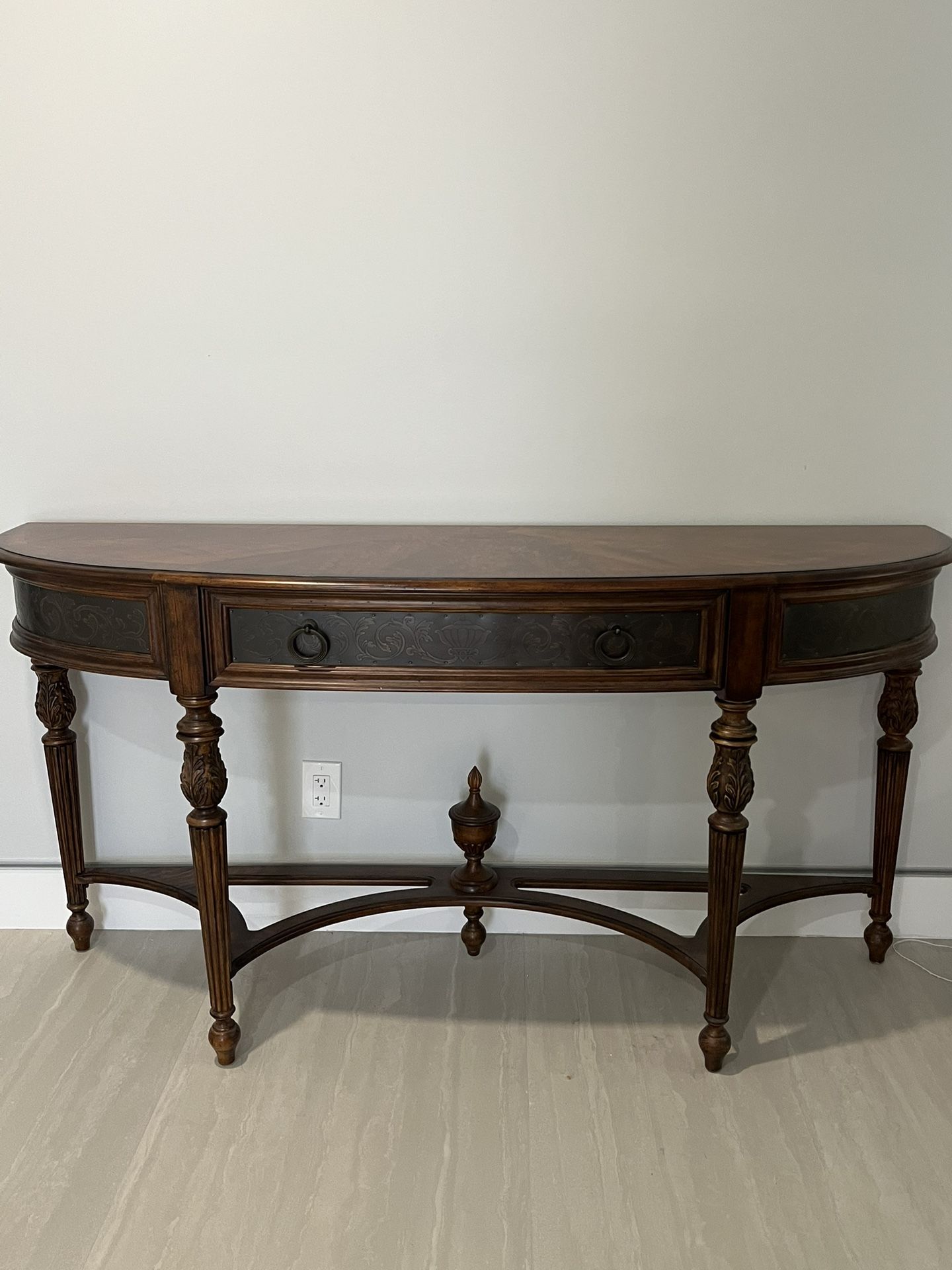 Wood Accent Console/ Server Table