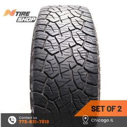 Set of 2 Used  8/32    275/65R18  116T  Kumho  Road Venture AT52