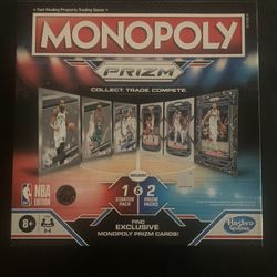 2022-23 MONOPOLY NBA BASKETBALL PRIZM FACTORY SEALED GAME SET
