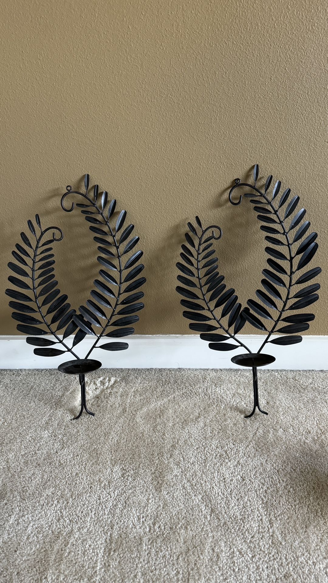 Wall Scones With Candle Holder