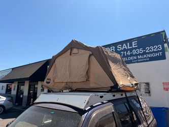 Roof rack and Tent