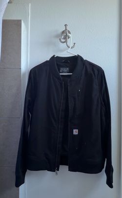 Women Carhartt Black Zip-Up Jacket