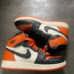 Jordan 1 orange and black