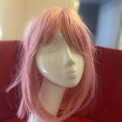 New Pink Hair Wig AISI Beauty 15” Great For Halloween