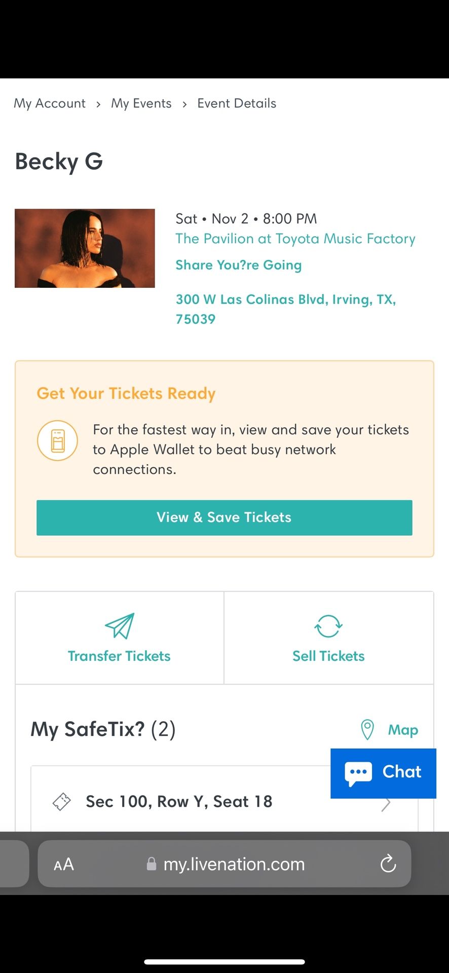 Concierto Becky G