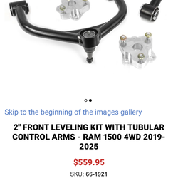 2020/2025 ram 1500 leveling kit with upper control arms