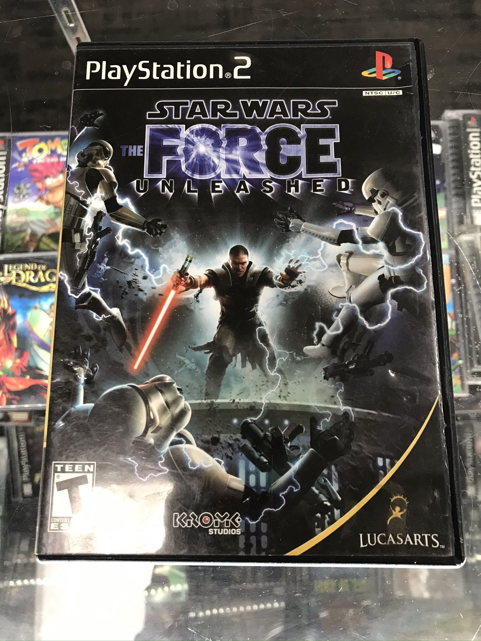 Star Wars Force Unleashed Ps2 $25 Gamehogs 11am-7pm