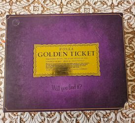 Wonka Golden Ticket Purple Gift Box