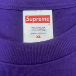 Plain Purple Supreme Long Sleeve