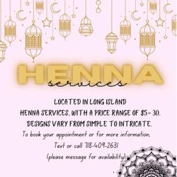 Henna Services Long Island