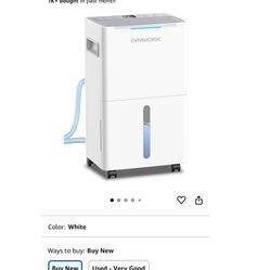 New 21 Pints Dehumidifier for Basement - 1500 Sq.ft Dehumidifiers for Home, Bedroom & Bathroom