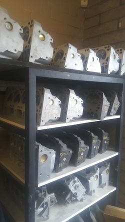 Kelly's machine shop throwing down some sick valve jobs on a Friday