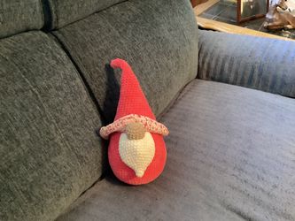 Handmade Crochet Gnome Stuffed Toy