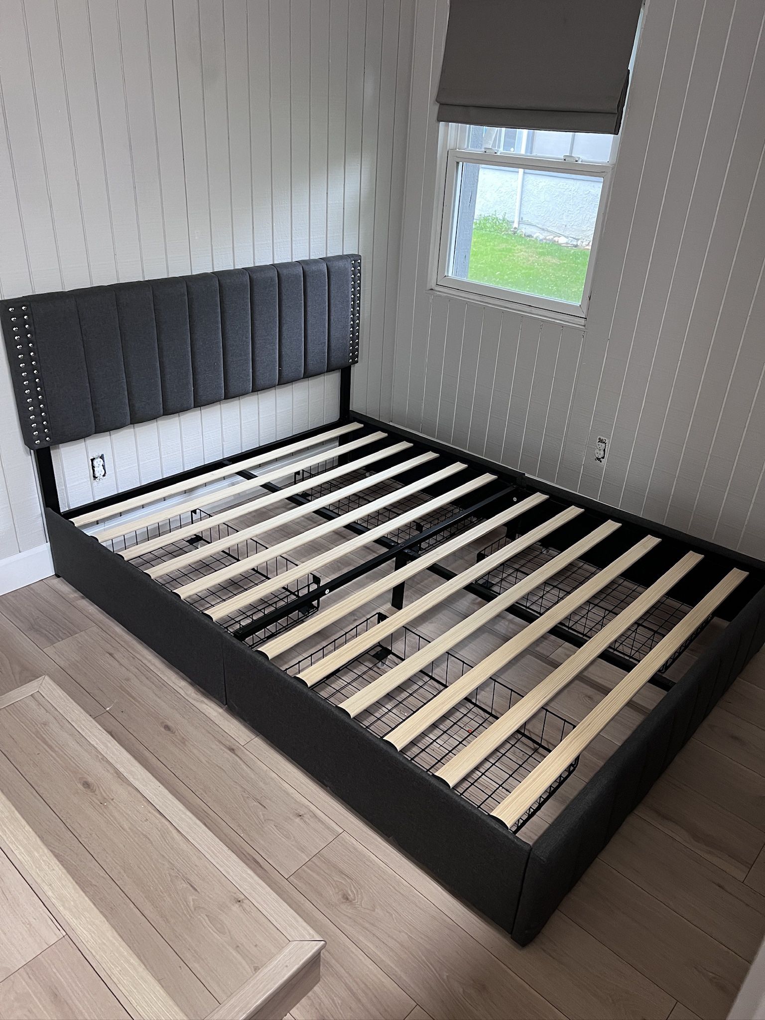 Queen Bed Frame With Drawers