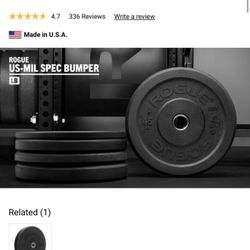 Rogue Fitness Bumper Plate 210LB Set