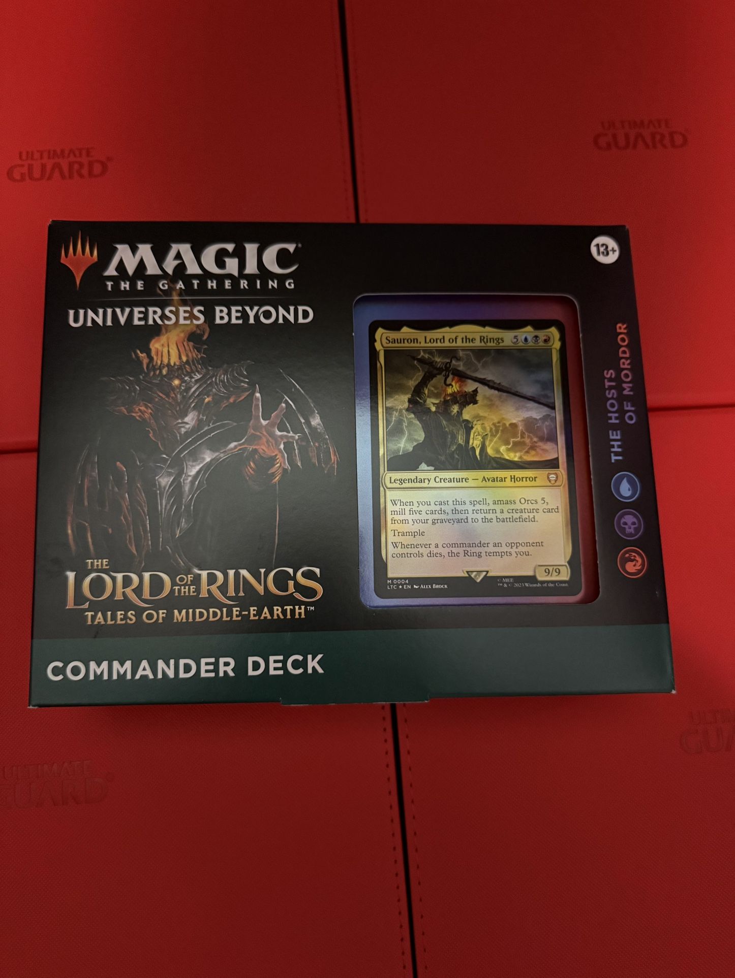 MTG Magic The Gathering Lord Of The Rings Mordor Commander Deck