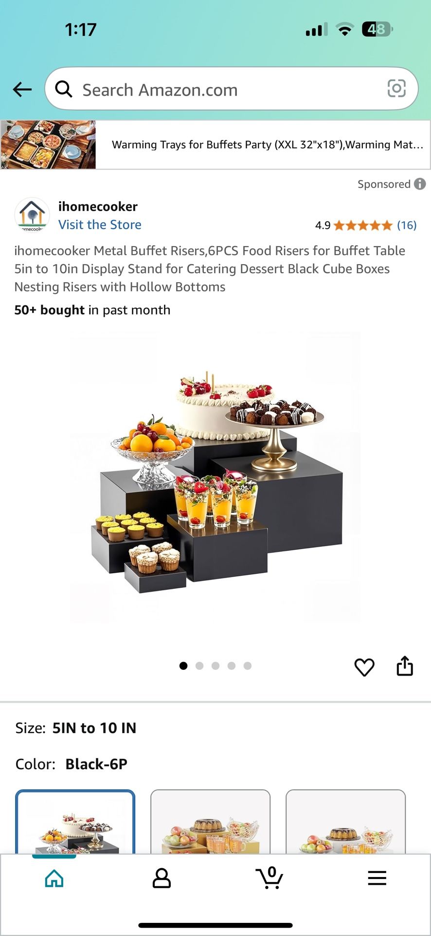Buffet Risers