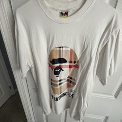 Bape White Shirt 