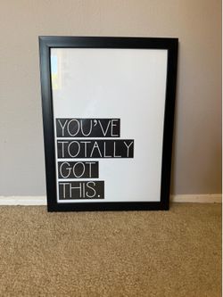 Motivational Framed Poster
