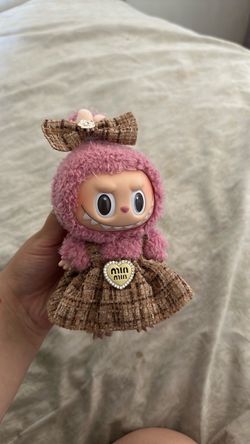 POPMART Labubu Doll with Miu Miu Outfit
