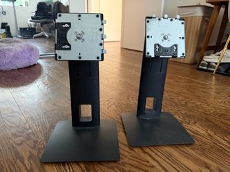 Two (2) HP monitor desktop stands