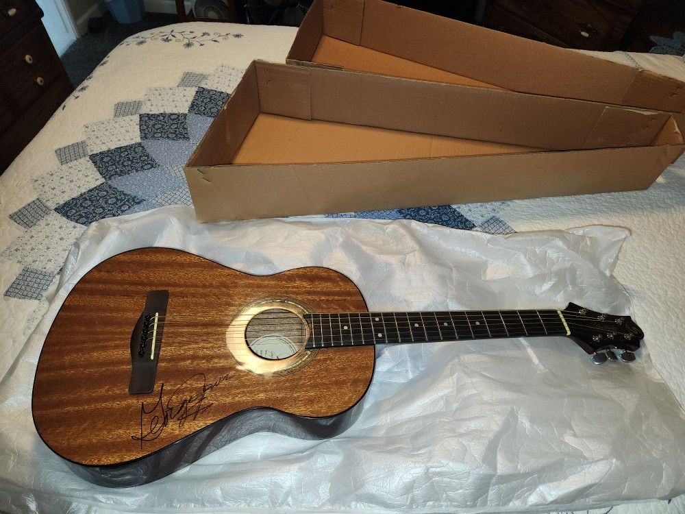 Guitar Signed By George Jones