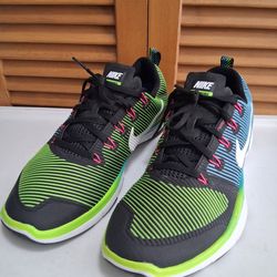 Nike Free Train Versatility Black Electric Green Men's Trainers * Size: 10.5