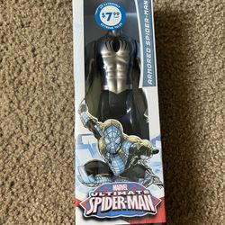 Hasbro Marvel Armored Spider-Man Titan Hero Series Silver 12" New in Box