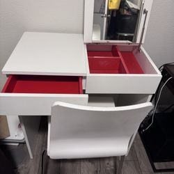 Ikea  Brimnes Vanity Table And Chair