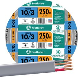 SOUTHWIRE COMPANY #13059155 250' 10/3 W/G UF Cable
