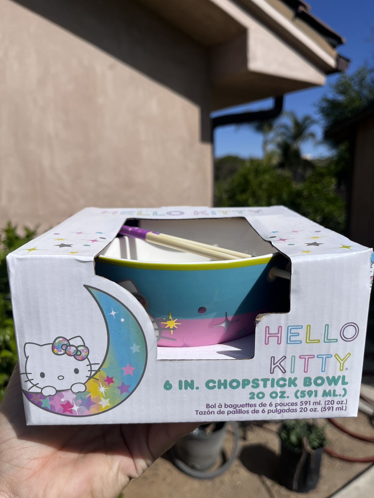 Hello kitty Chopstick Bowl