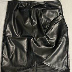 Black Leather Skirt