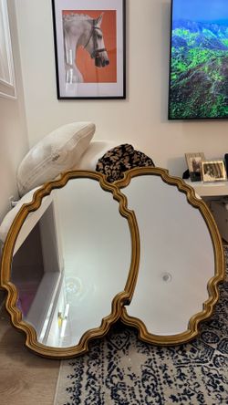 Antique Gold mirrors