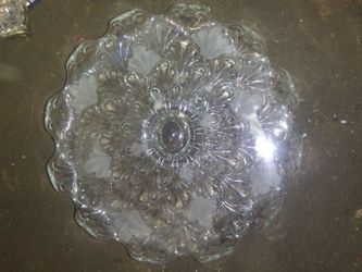 Vintage pedestal cake plate