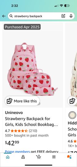 Little Girl New Backpack 