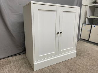 IKEA Havasta White 2-Door Cabinet w/ Base