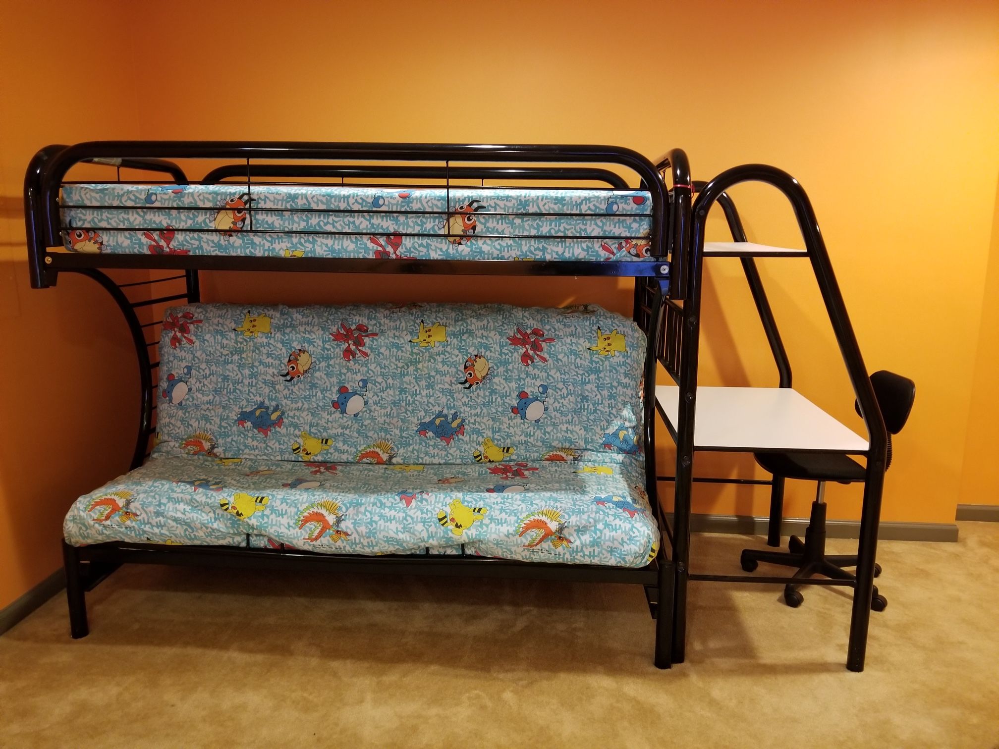 Bunk Bed With Desk And Chair