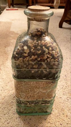 Glass bean decor